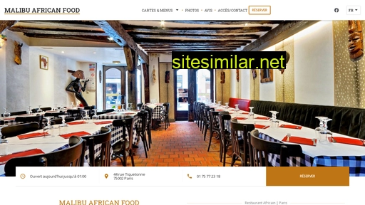 restaurant-malibu.fr alternative sites