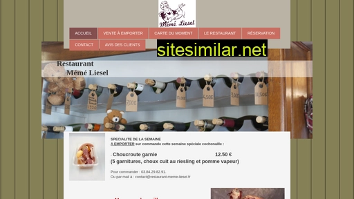 restaurant-meme-liesel.fr alternative sites
