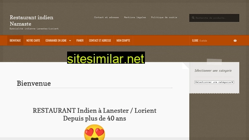 restaurant-namaste.fr alternative sites