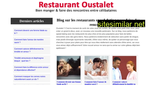 restaurant-oustalet.fr alternative sites