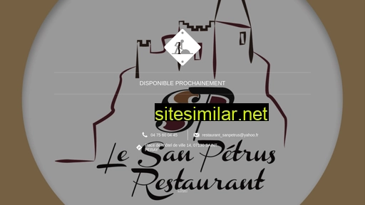 restaurant-sanpetrus.fr alternative sites