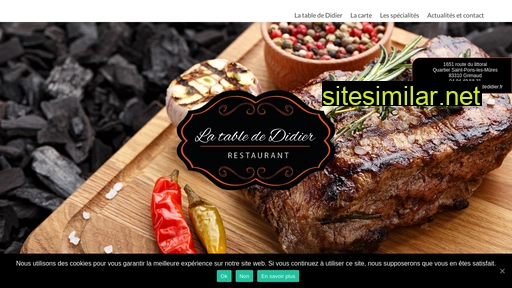restaurant-tablededidier.fr alternative sites