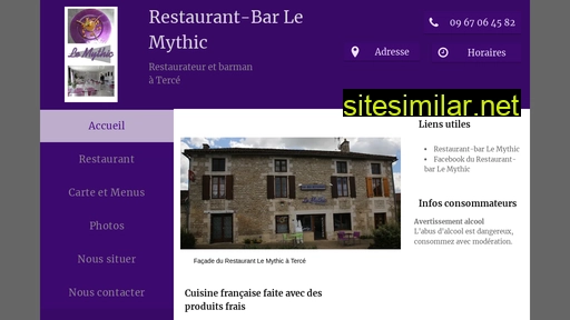 Restaurant-terce-lemythic similar sites