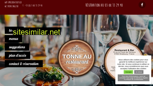 restaurant-tonneau.fr alternative sites