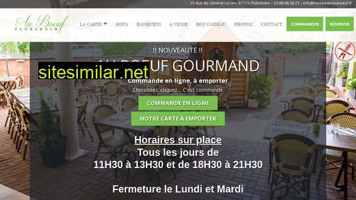 restaurantauboeuf.fr alternative sites