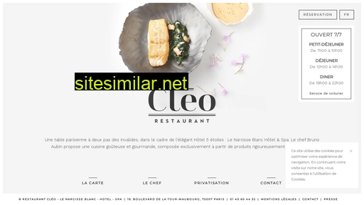 restaurantcleo.fr alternative sites