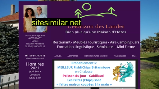 restauranthorizon.fr alternative sites