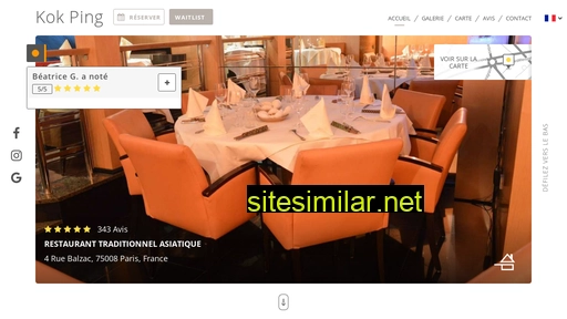 restaurantkokping.fr alternative sites