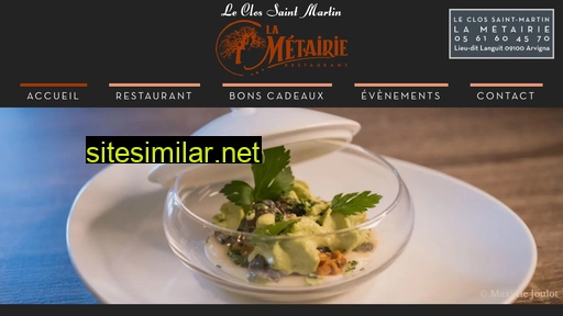 restaurantlametairie.fr alternative sites