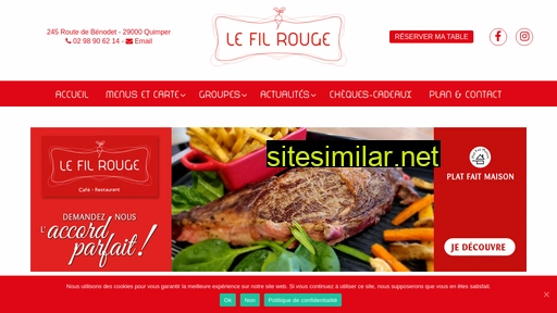 restaurantlefilrouge.fr alternative sites