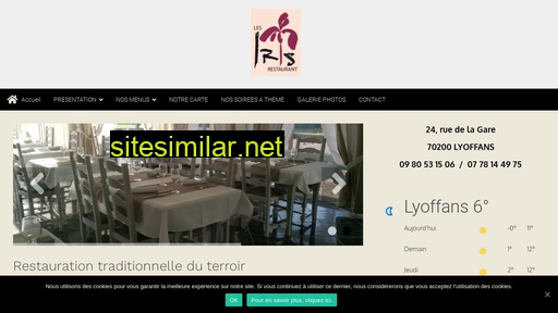 restaurantlesiris.fr alternative sites