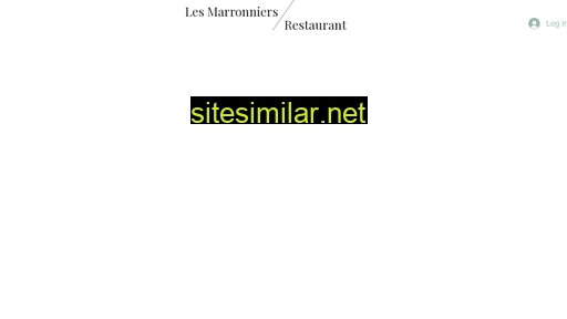 restaurantlesmarronniers.fr alternative sites