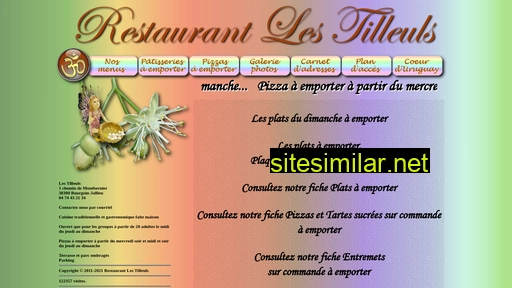 restaurantlestilleuls.fr alternative sites