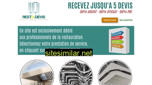 restodevis.fr alternative sites