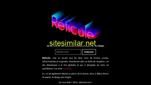 reticule.fr alternative sites