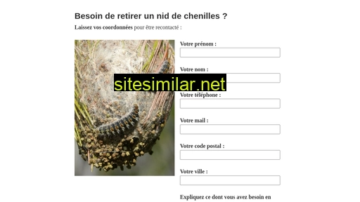 retirer-nid-chenille.fr alternative sites