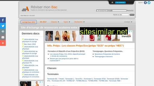revisermonbac.fr alternative sites