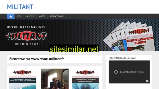 revue-militant.fr alternative sites