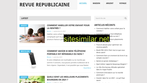 Revue-republicaine similar sites