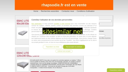 rhapsodie.fr alternative sites