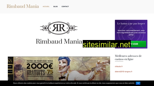 rimbaudmania.fr alternative sites