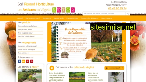 ripaud-plantes.fr alternative sites