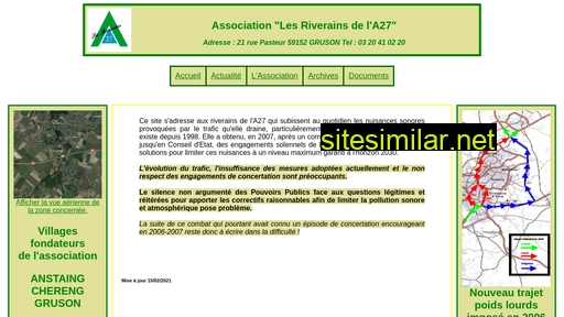 riverains-a27.asso.fr alternative sites