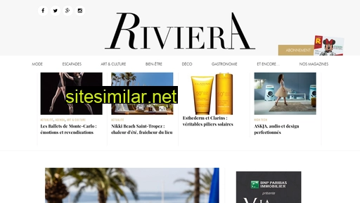 Rivieramagazine similar sites
