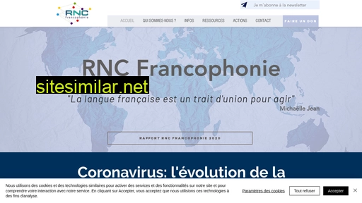 rnc-francophonie.fr alternative sites