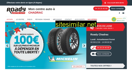 roady-chadrac.fr alternative sites