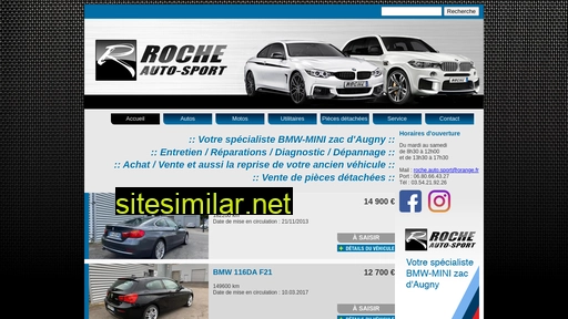 rocheautosport.fr alternative sites