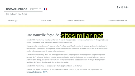 romanherzoginstitut.fr alternative sites