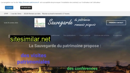 romans-patrimoine.fr alternative sites