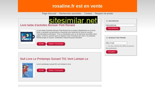 rosaline.fr alternative sites