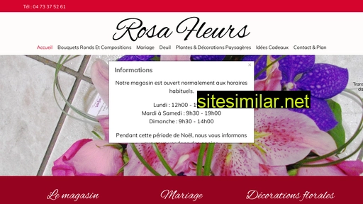 Rosa-fleurs similar sites