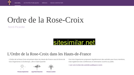 rose-croix-nord.fr alternative sites