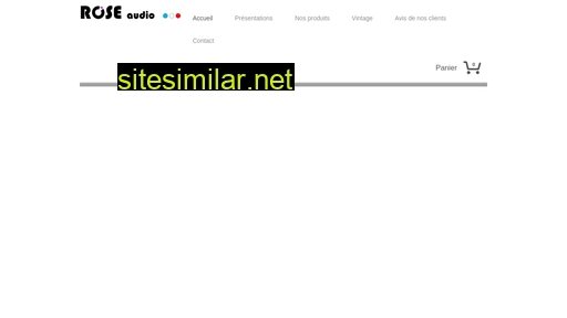 roseaudio.fr alternative sites