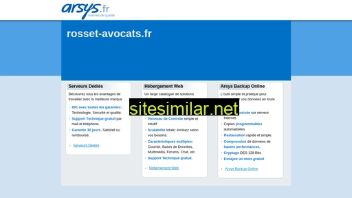 rosset-avocats.fr alternative sites