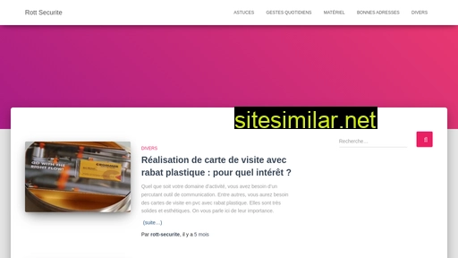 rott-securite.fr alternative sites