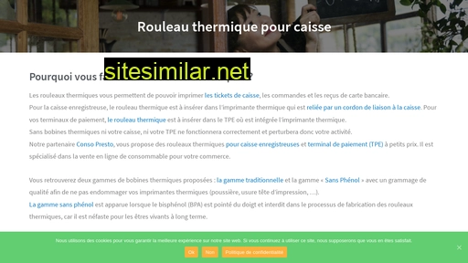 rouleau-caisse.fr alternative sites