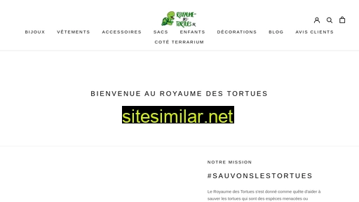 royaume-des-tortues.fr alternative sites