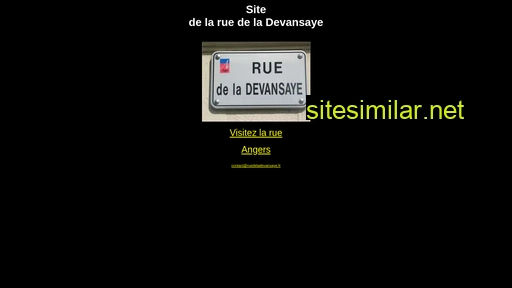 ruedeladevansaye.fr alternative sites