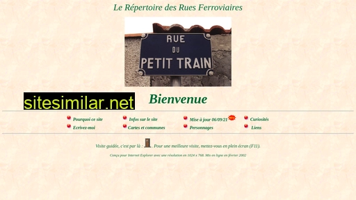 ruedupetittrain.free.fr alternative sites