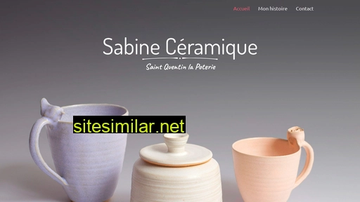 sabineceramique.fr alternative sites