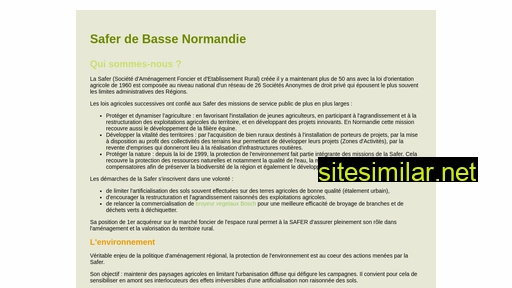 saferbassenormandie.fr alternative sites