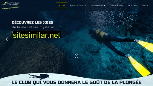 saintaygulf-plongee.fr alternative sites