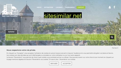 saintlouisimmobilier.fr alternative sites