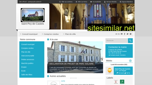 saintpeydecastets.fr alternative sites