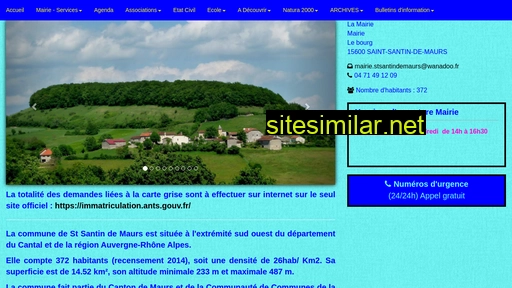 saint-santin-de-maurs.fr alternative sites