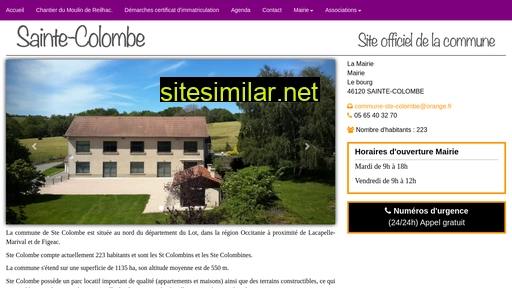 sainte-colombe-lot.fr alternative sites